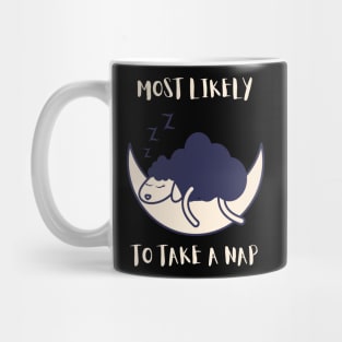 Most Likely To Take A Nap - Funny Sheep Mug